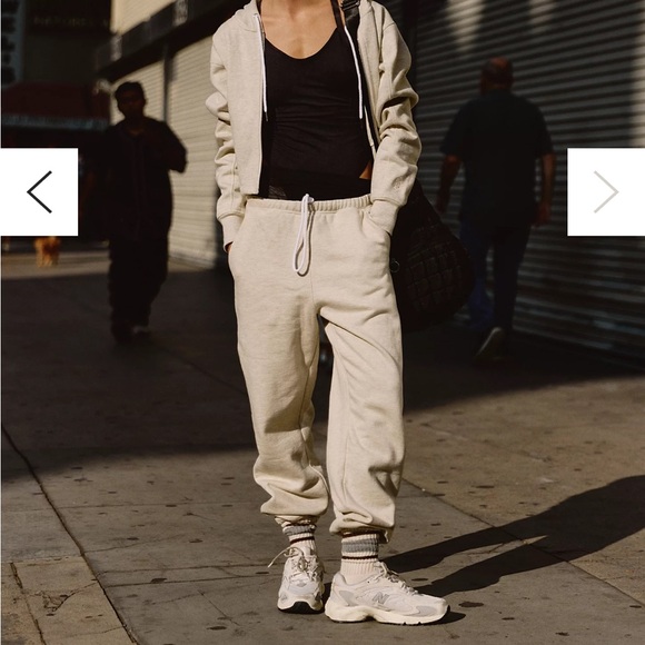 FP Movement For The Win Joggers, Oatmeal Heather, Size M - Picture 5 of 13